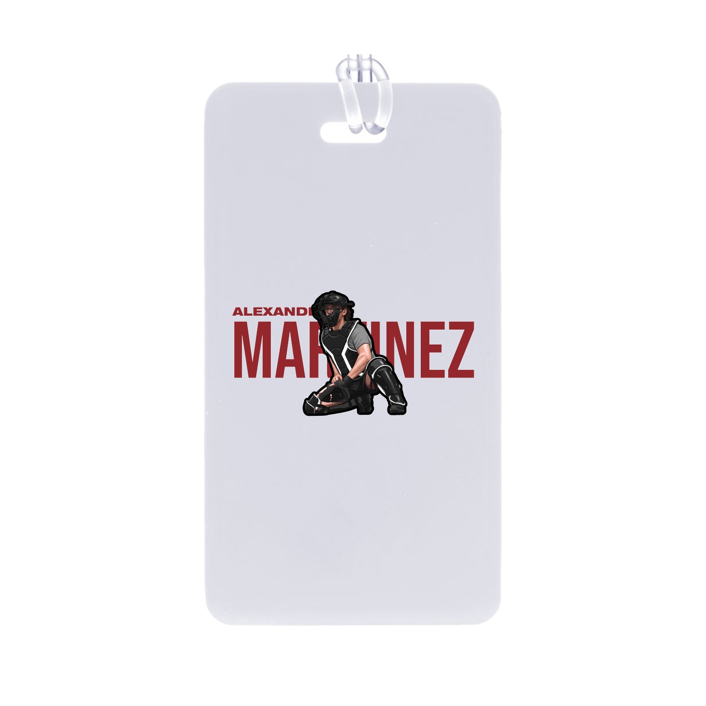 Bag Tag — Player Name in Classic