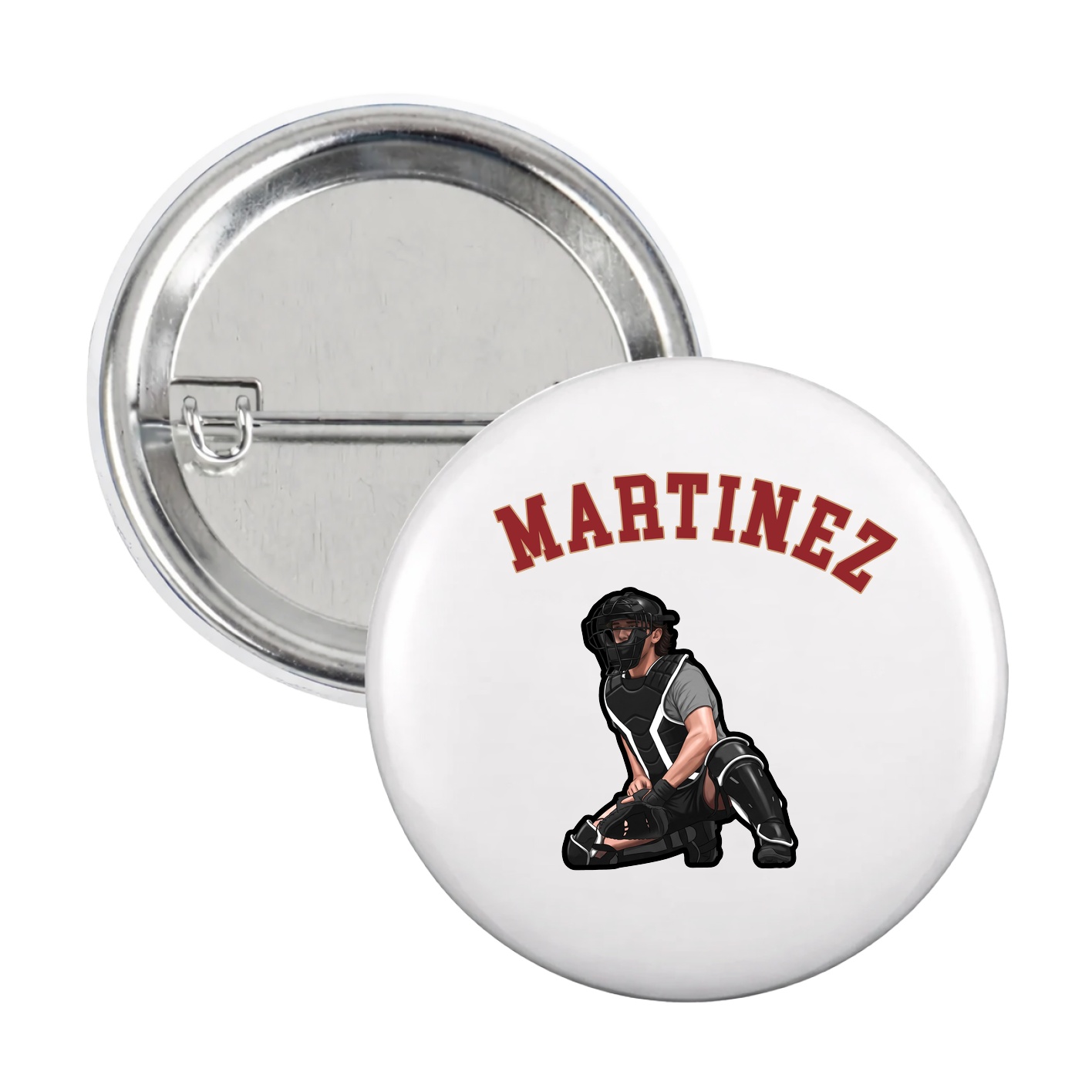 Game Day Button — Shirsey Arch in White