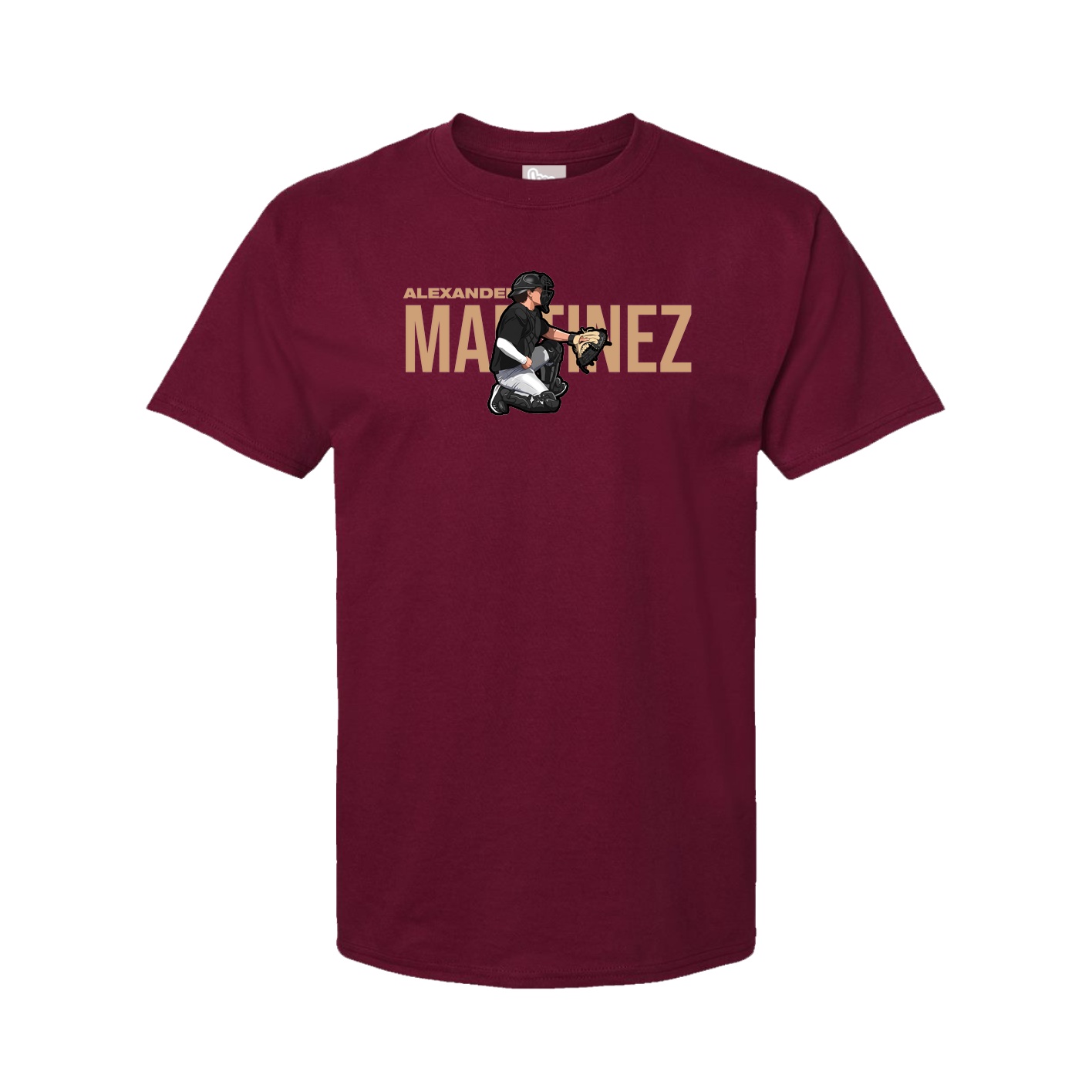 Tee — Player Name in Cardinal