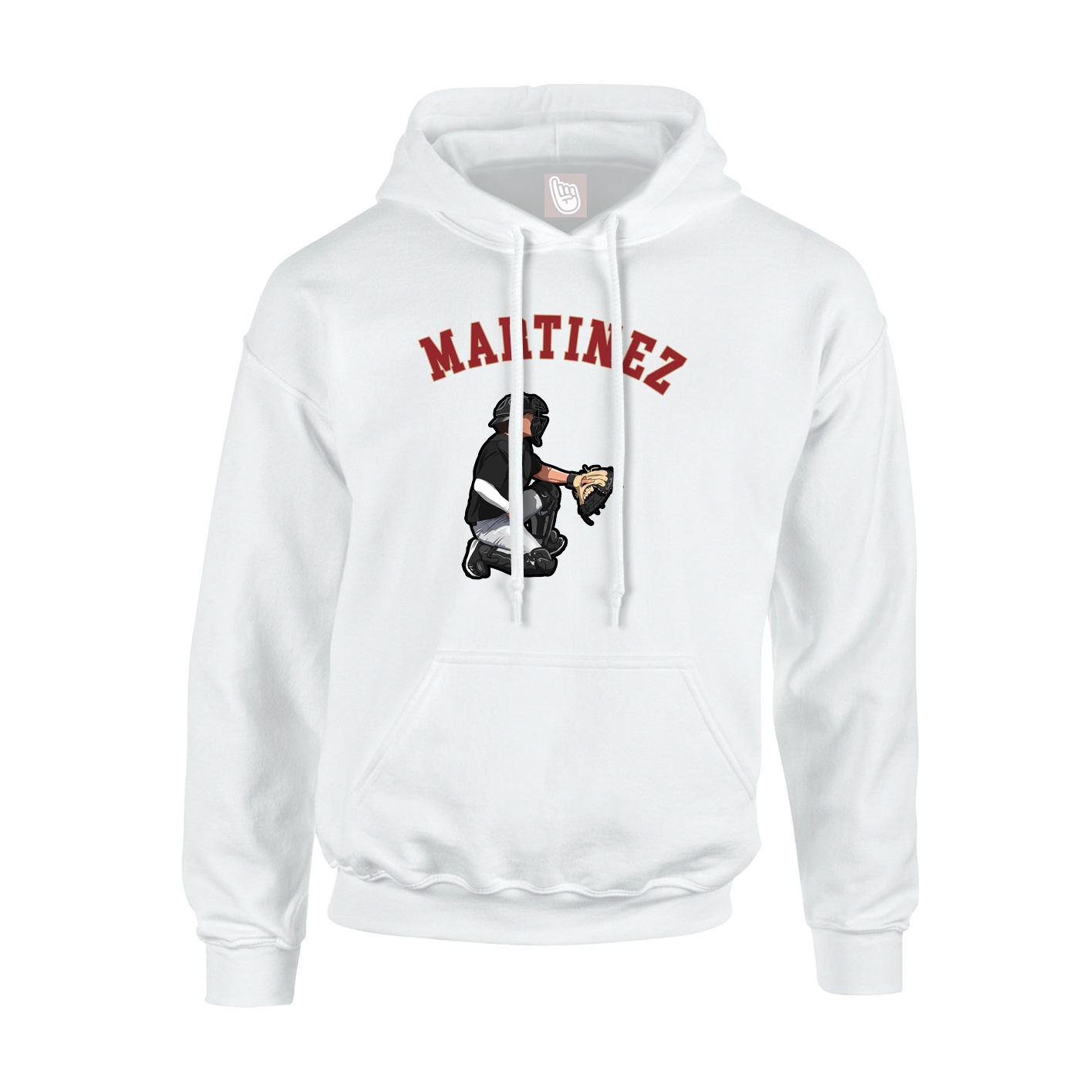 Hoodie — Shirsey Arch in White