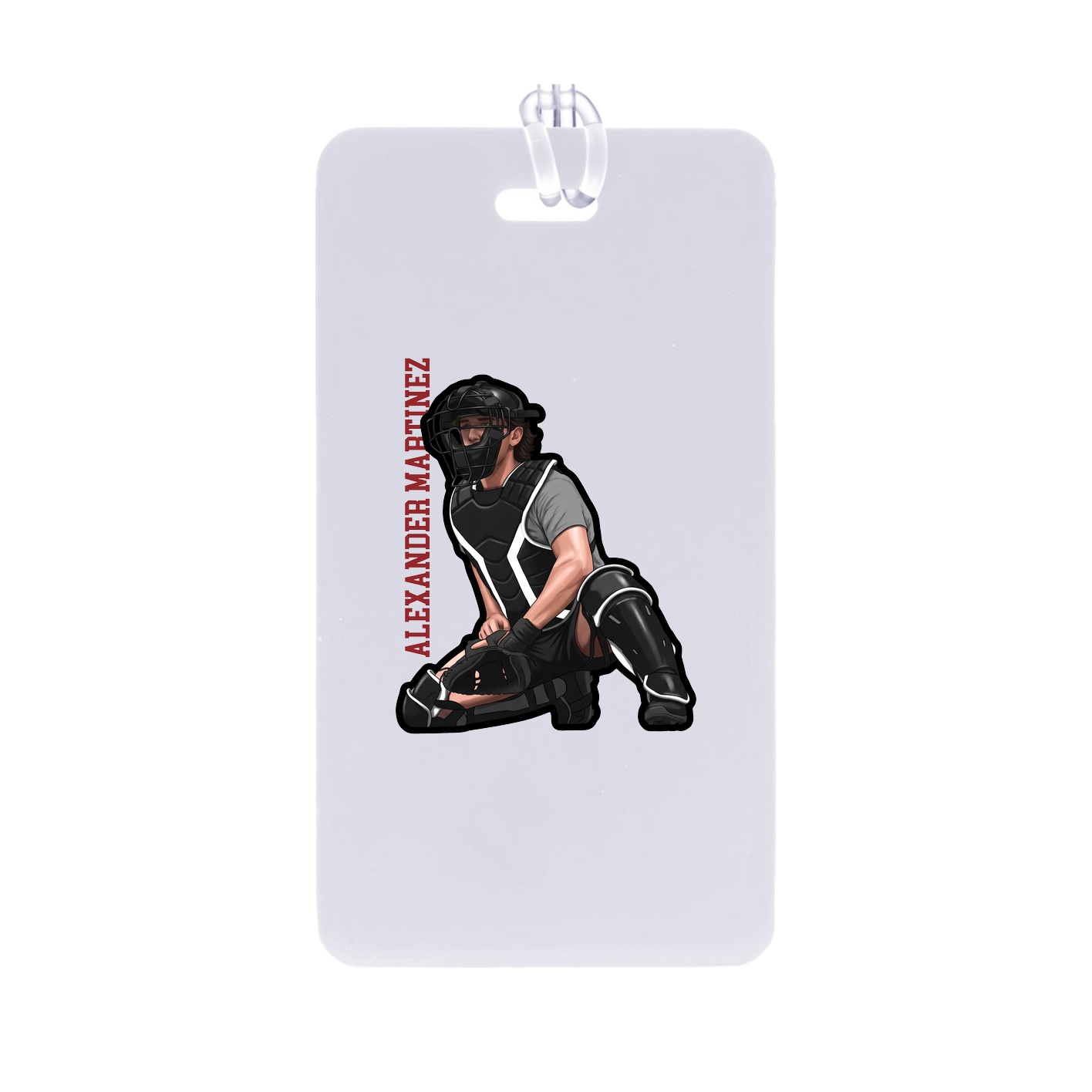 Bag Tag — Name Vertical in Classic