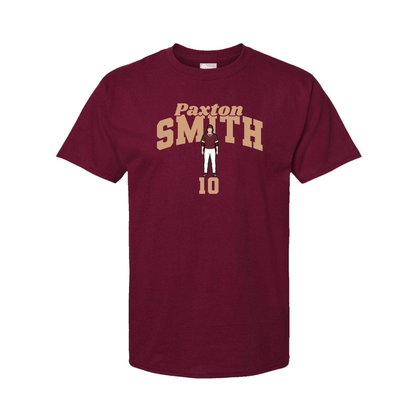 Tee — Signature Arch in Cardinal