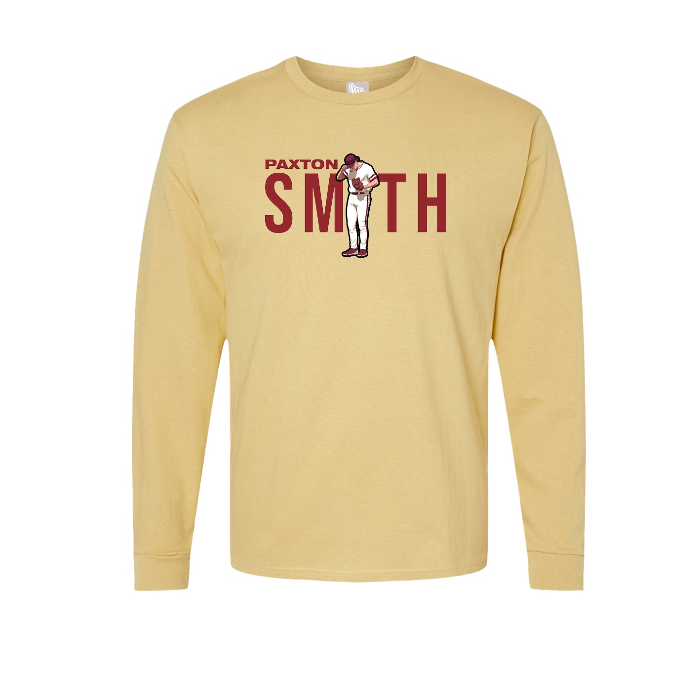 Long Sleeve Tee — Player Name in Vegas Gold