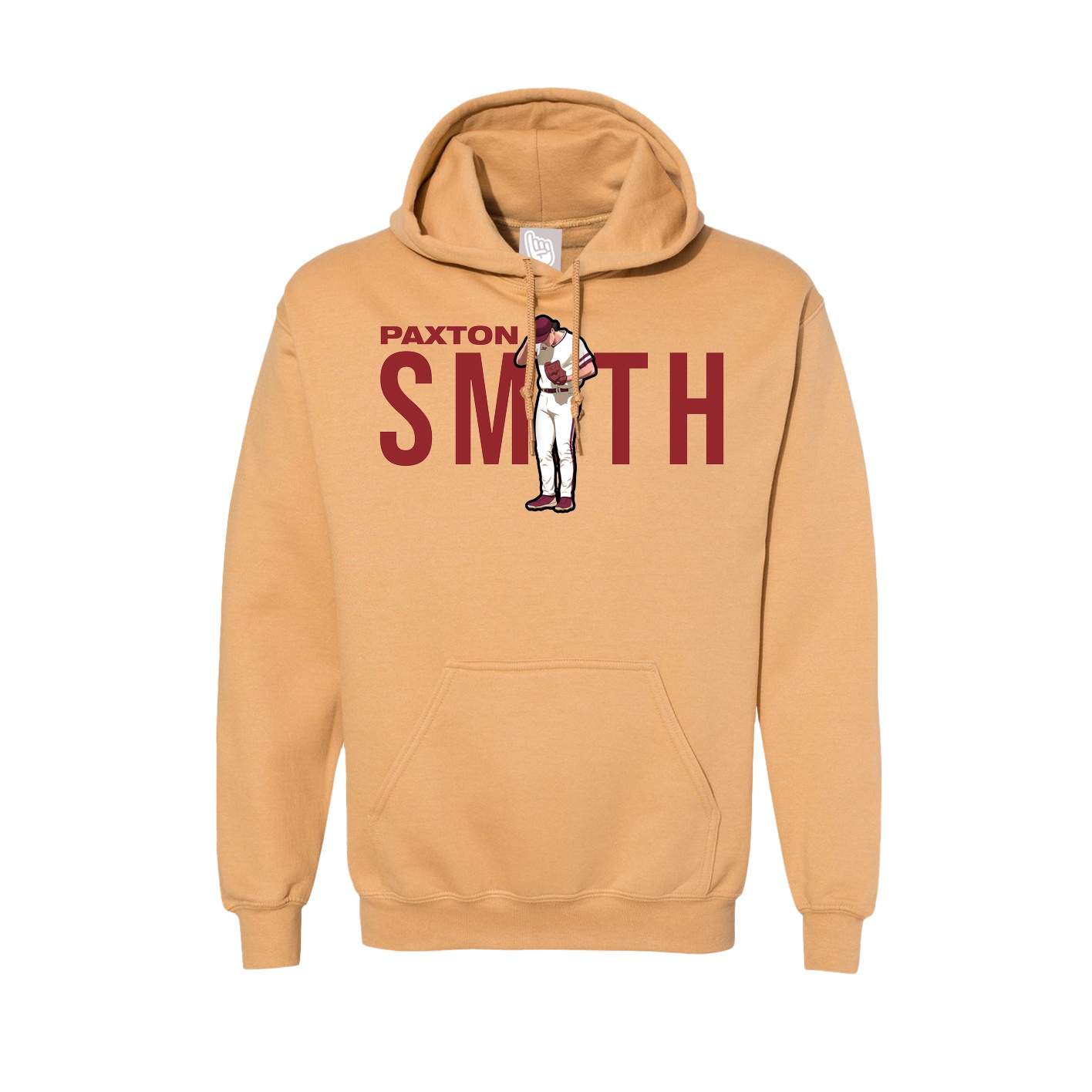 Hoodie — Player Name in Vegas Gold