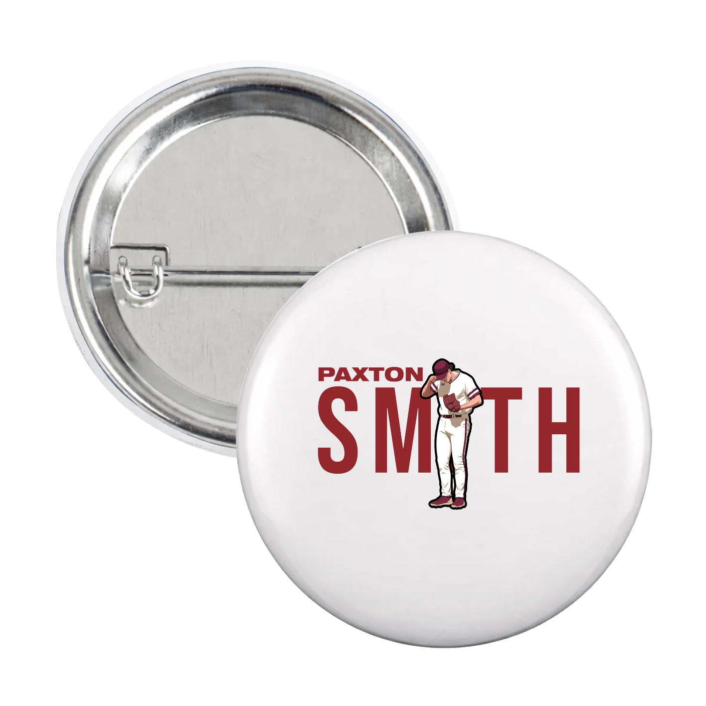 Game Day Button — Player Name in White