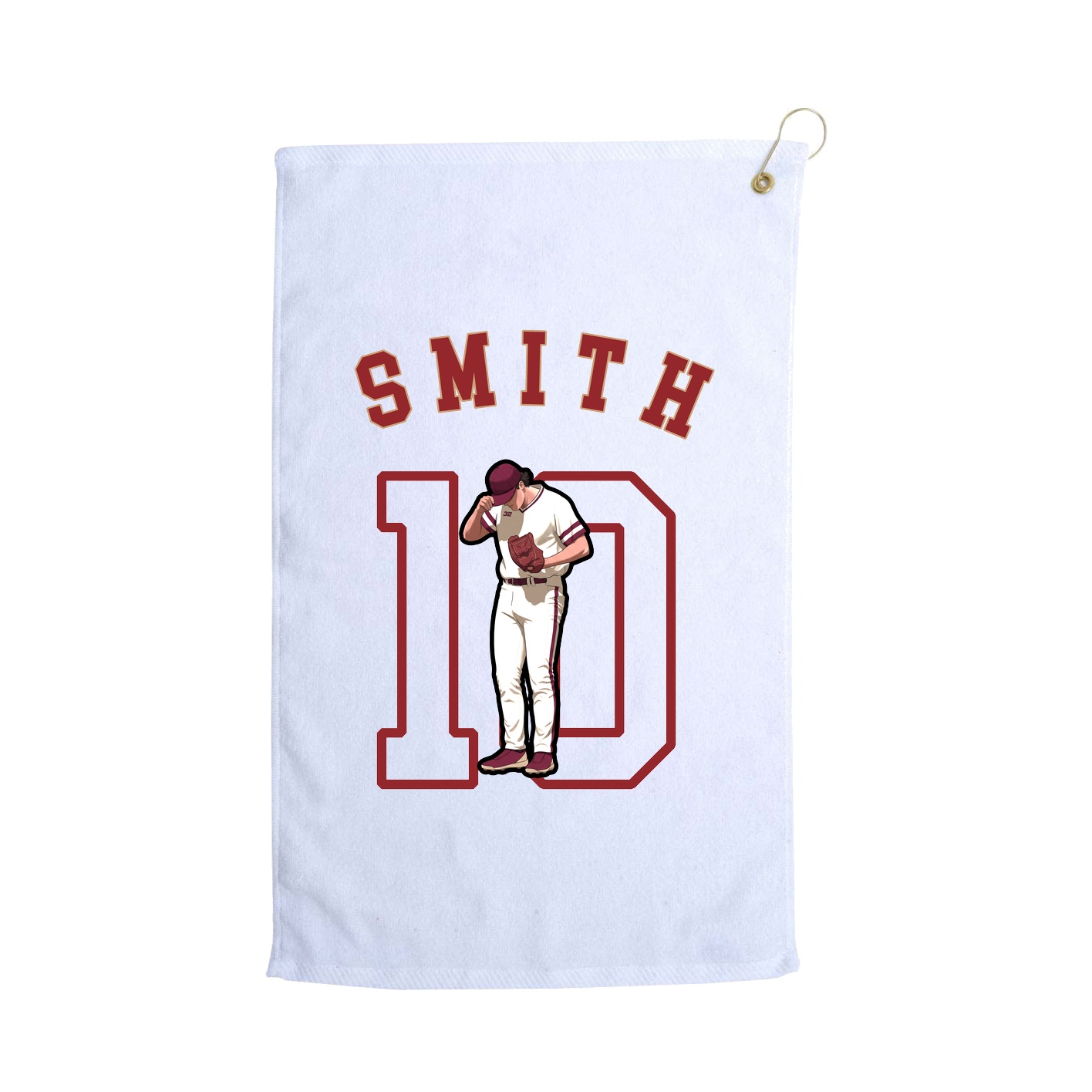 Golf Towel — Shirsey Arch in White