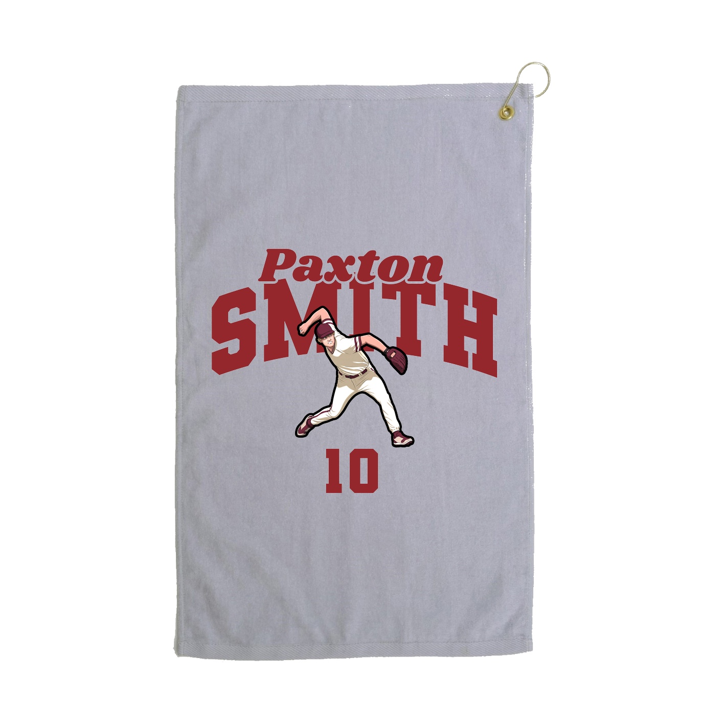 Golf Towel — Signature Arch in Grey