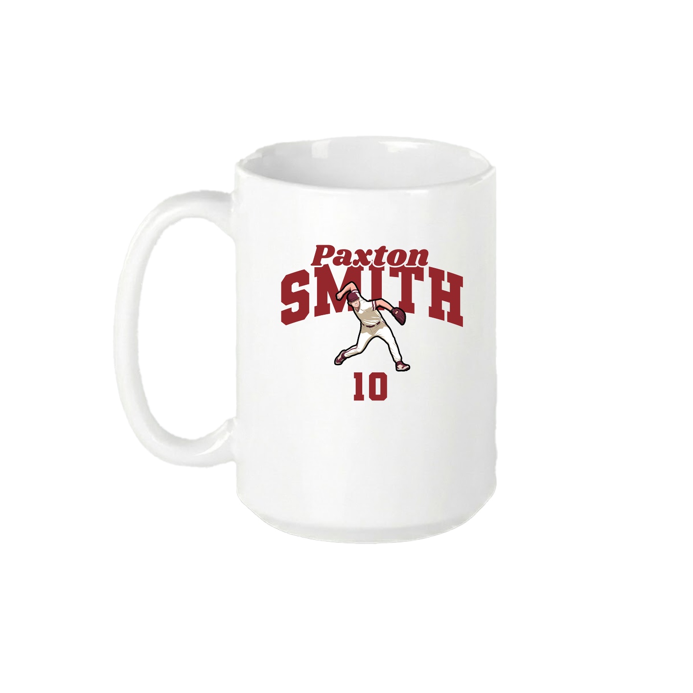 15oz Coffee Mug — Signature Arch in White