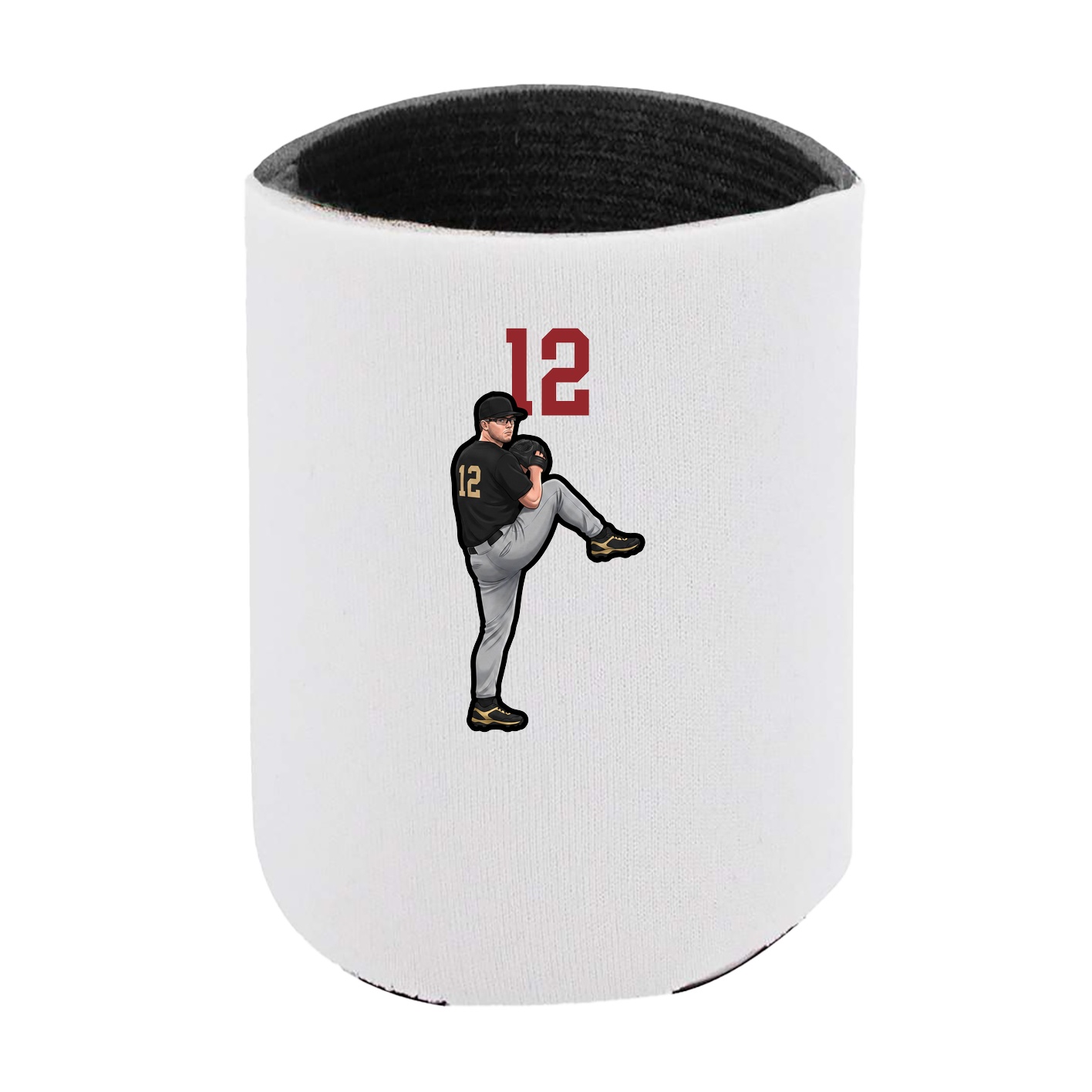 Can Holder — Number Top in White