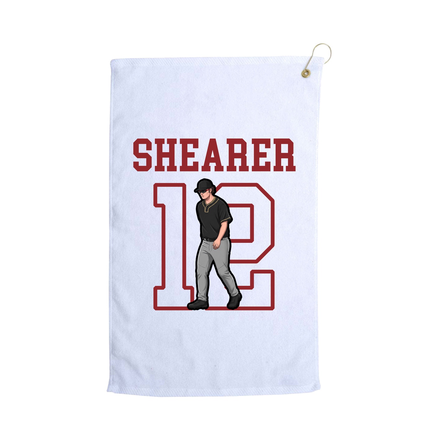 Golf Towel — Shirsey in White