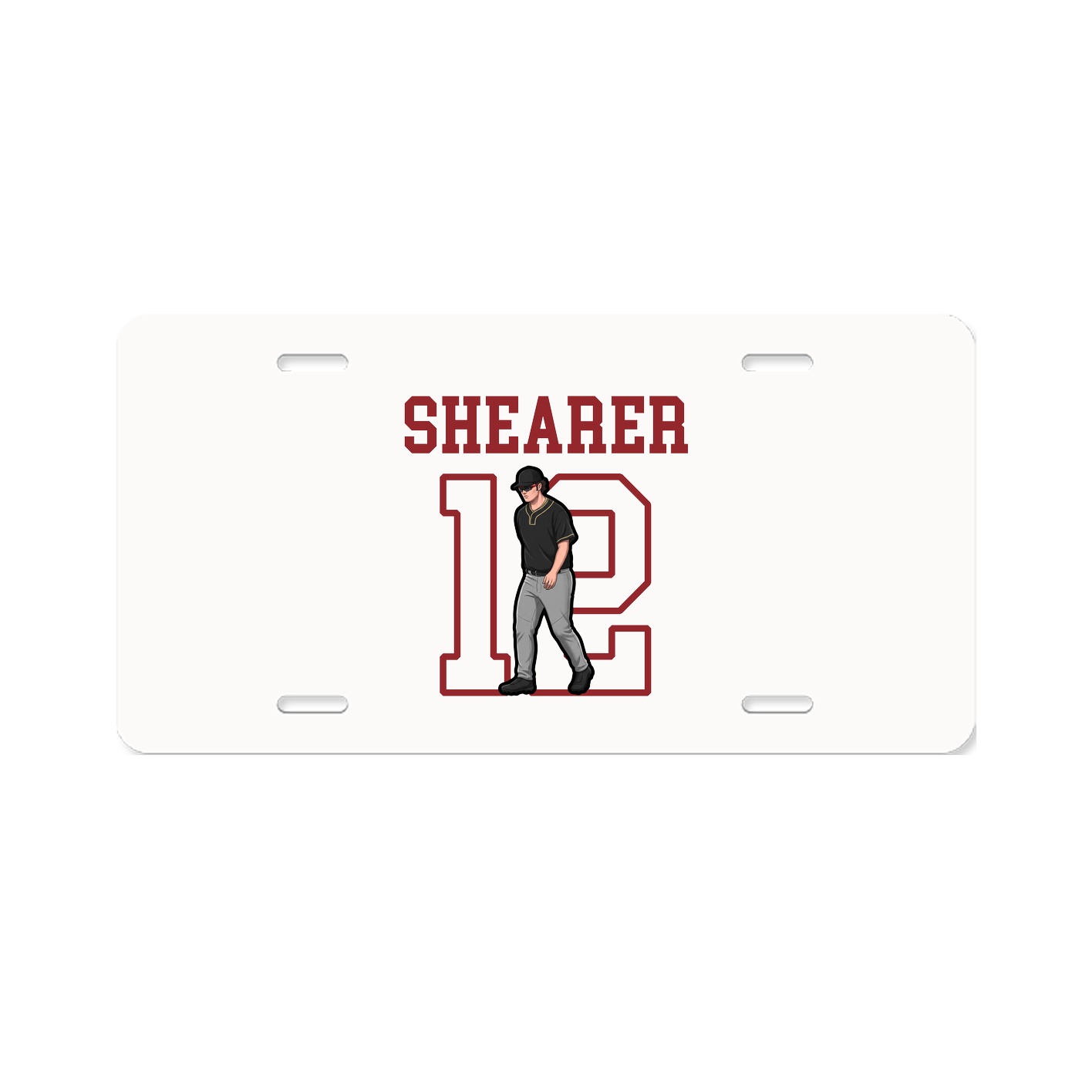 License Plate — Shirsey in Classic