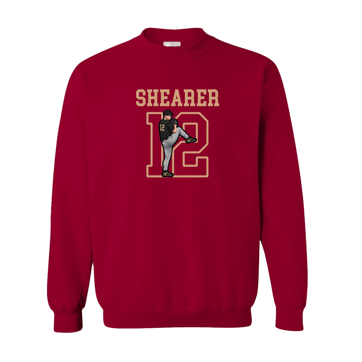Fleece Crew — Shirsey in Cardinal