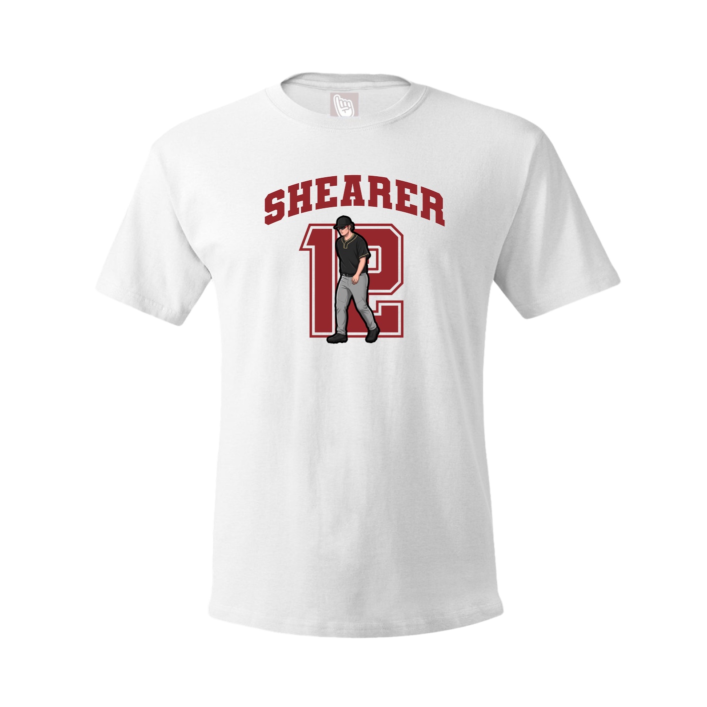 Tee — Number in White