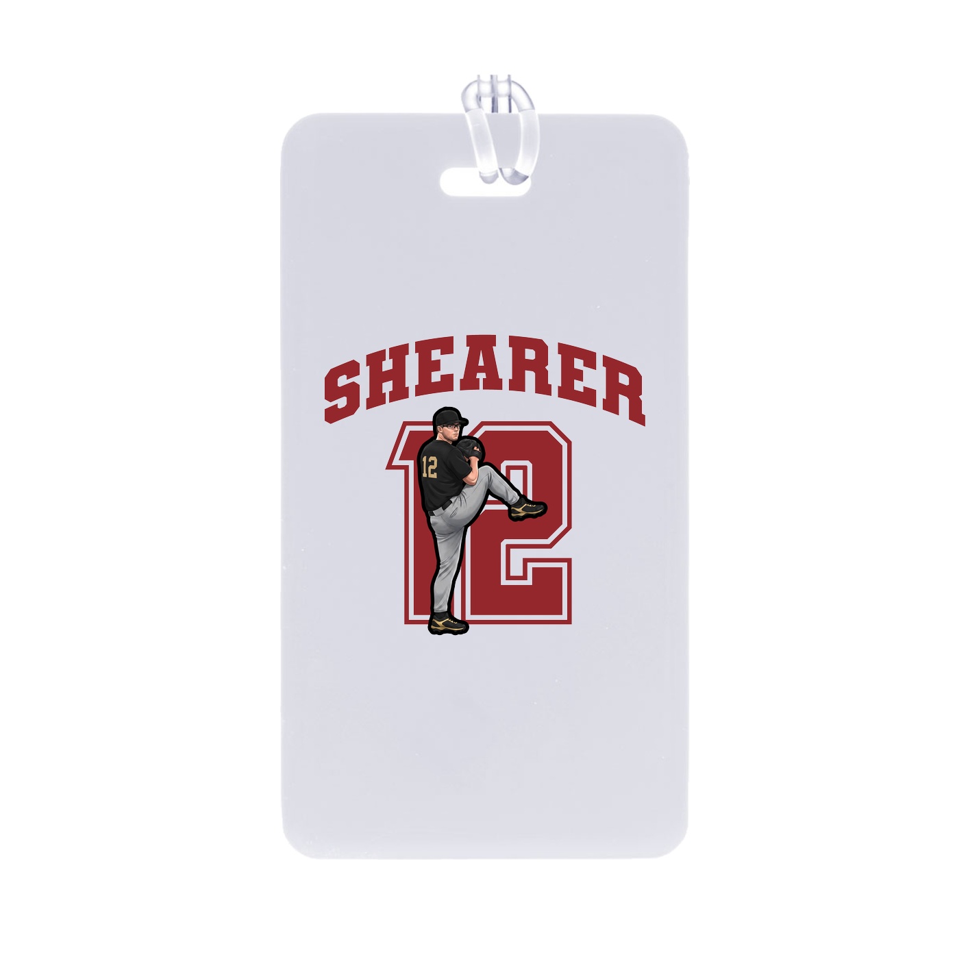 Bag Tag — Number in Classic