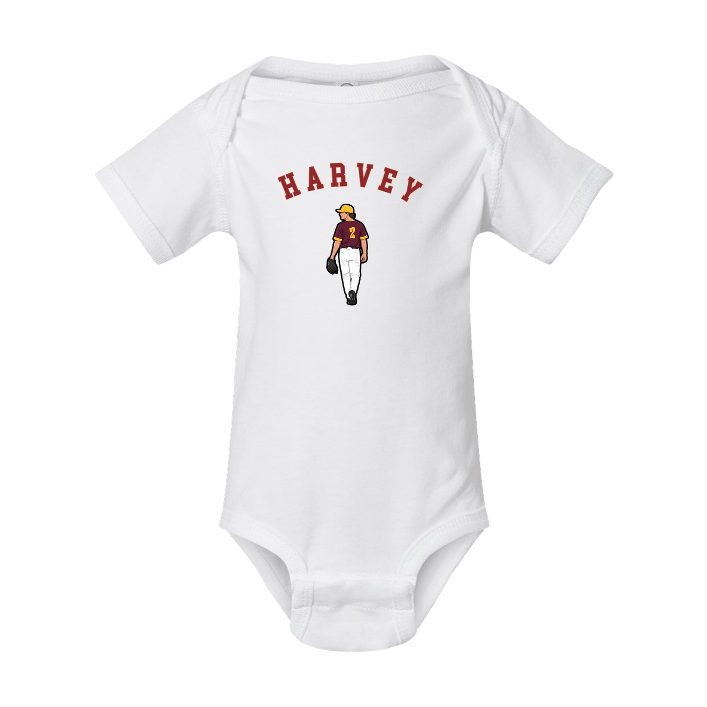 Baby Onesie — Shirsey Arch in White