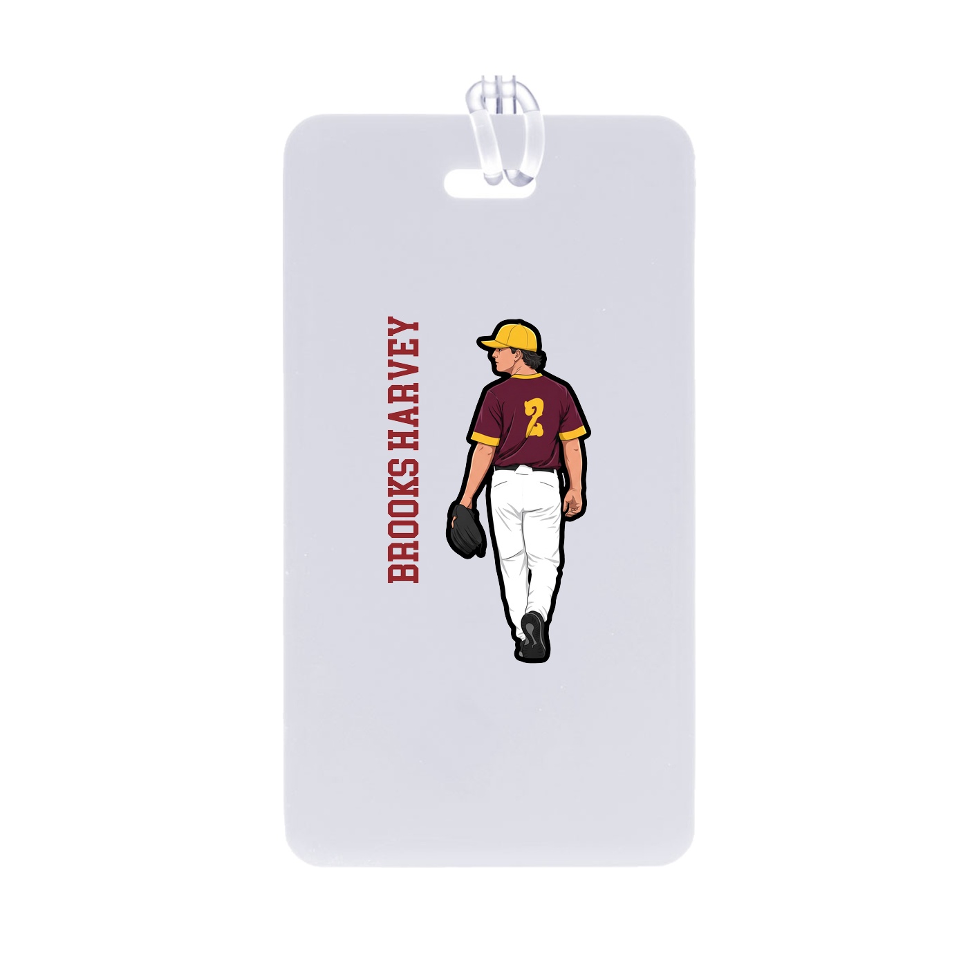 Bag Tag — Name Vertical in Classic