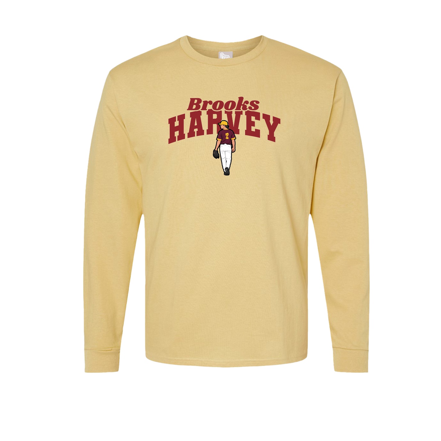 Long Sleeve Tee — Signature Arch in Vegas Gold