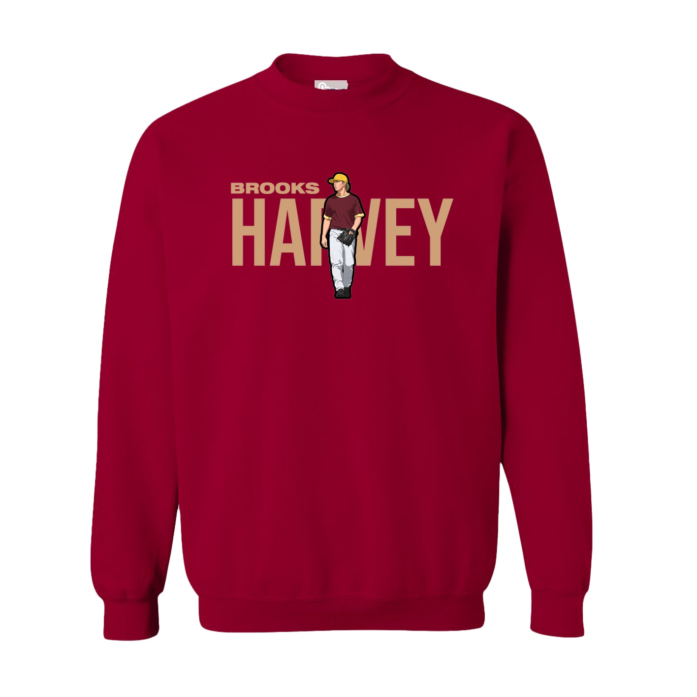 Fleece Crew — Player Name in Cardinal