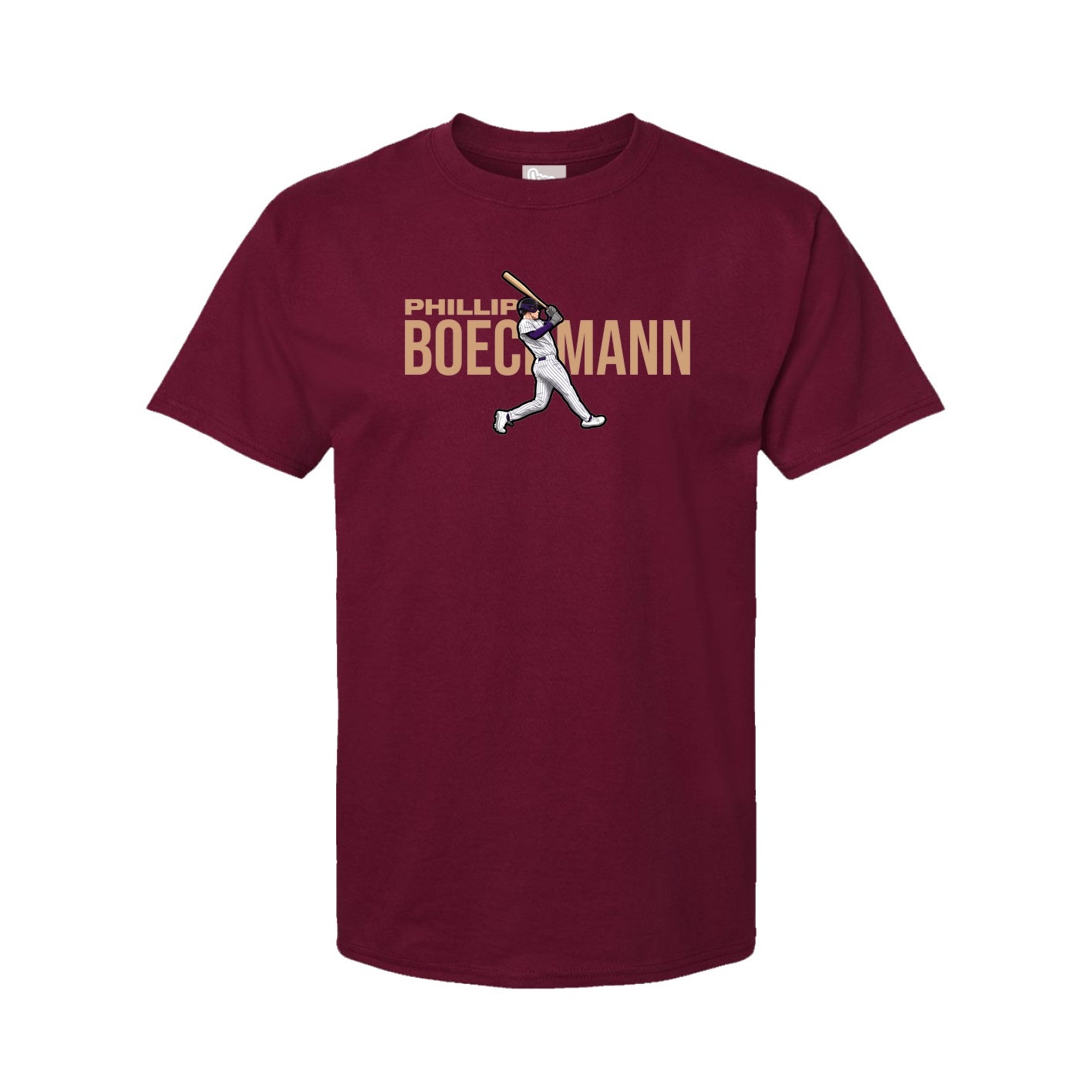 Tee — Player Name in Cardinal