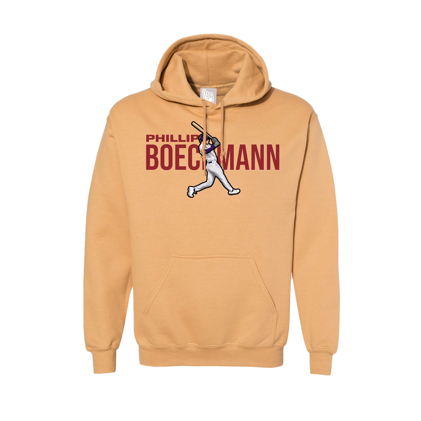 Hoodie — Player Name in Vegas Gold