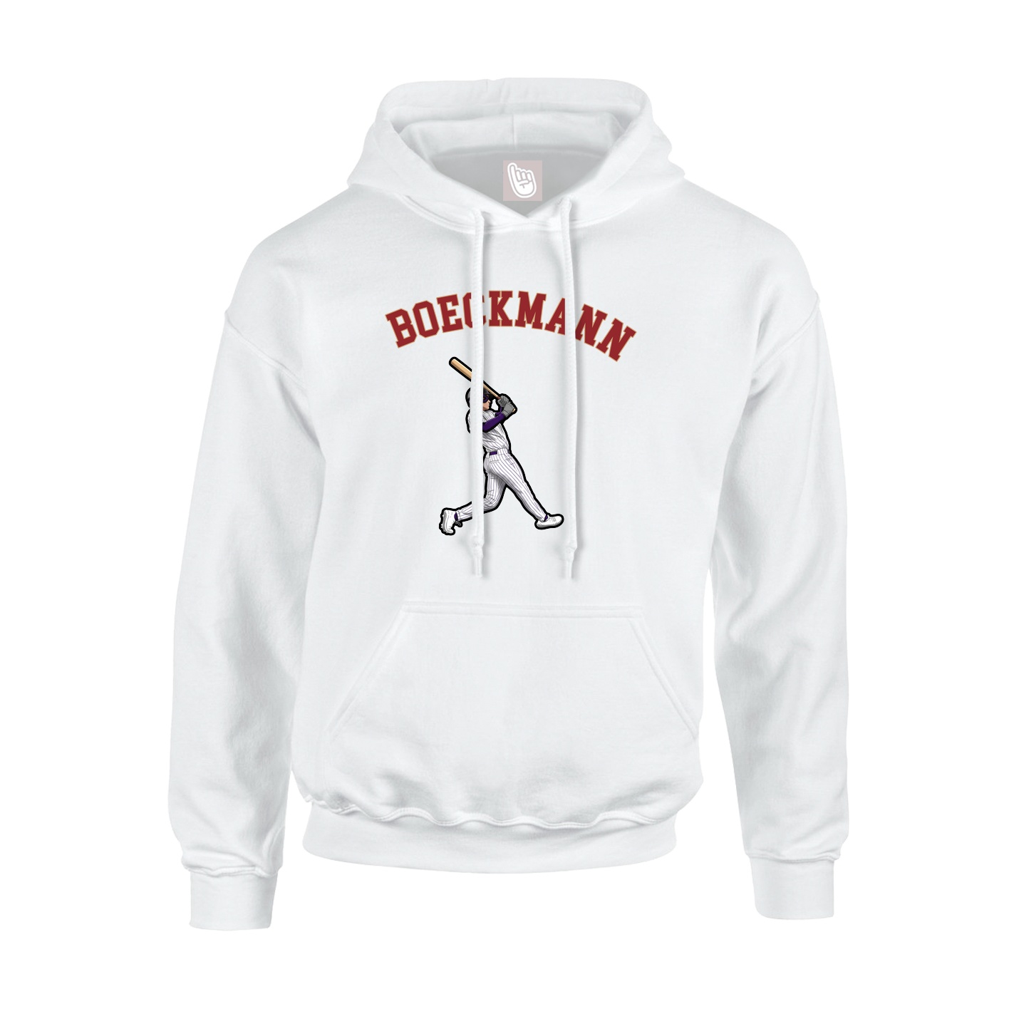 Youth Hoodie — Shirsey Arch in White