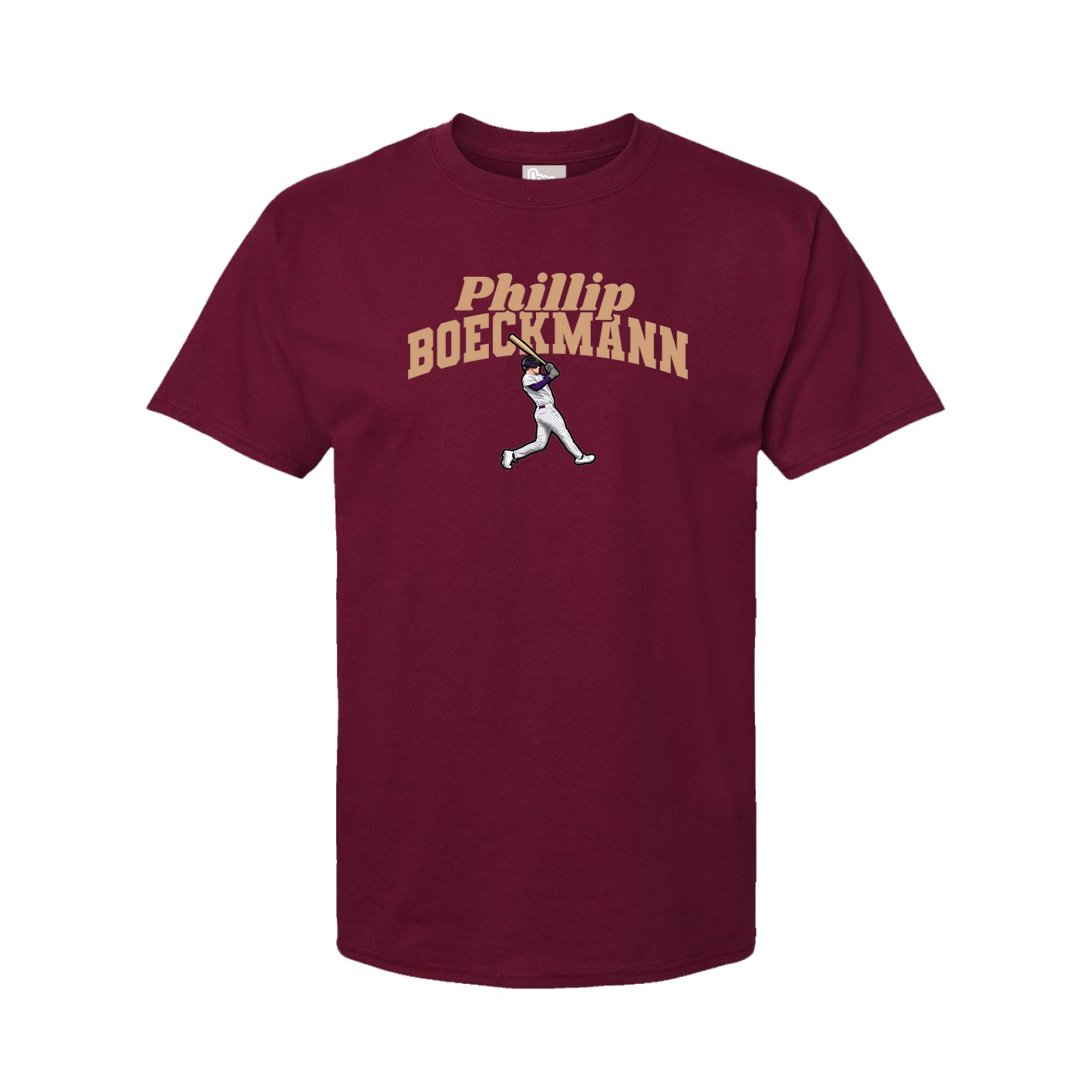 Youth Tee — Signature Arch in Cardinal