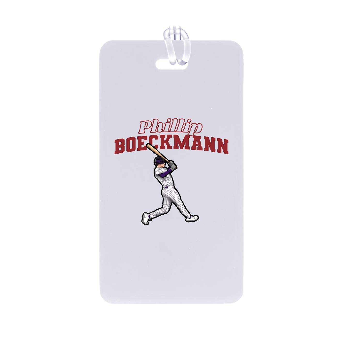 Bag Tag — Name Arch in Classic