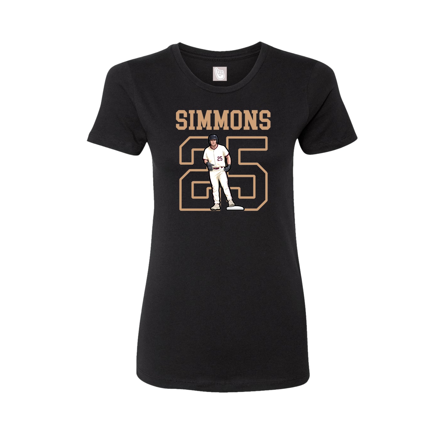 Fitted Women's Tee — Shirsey in Black