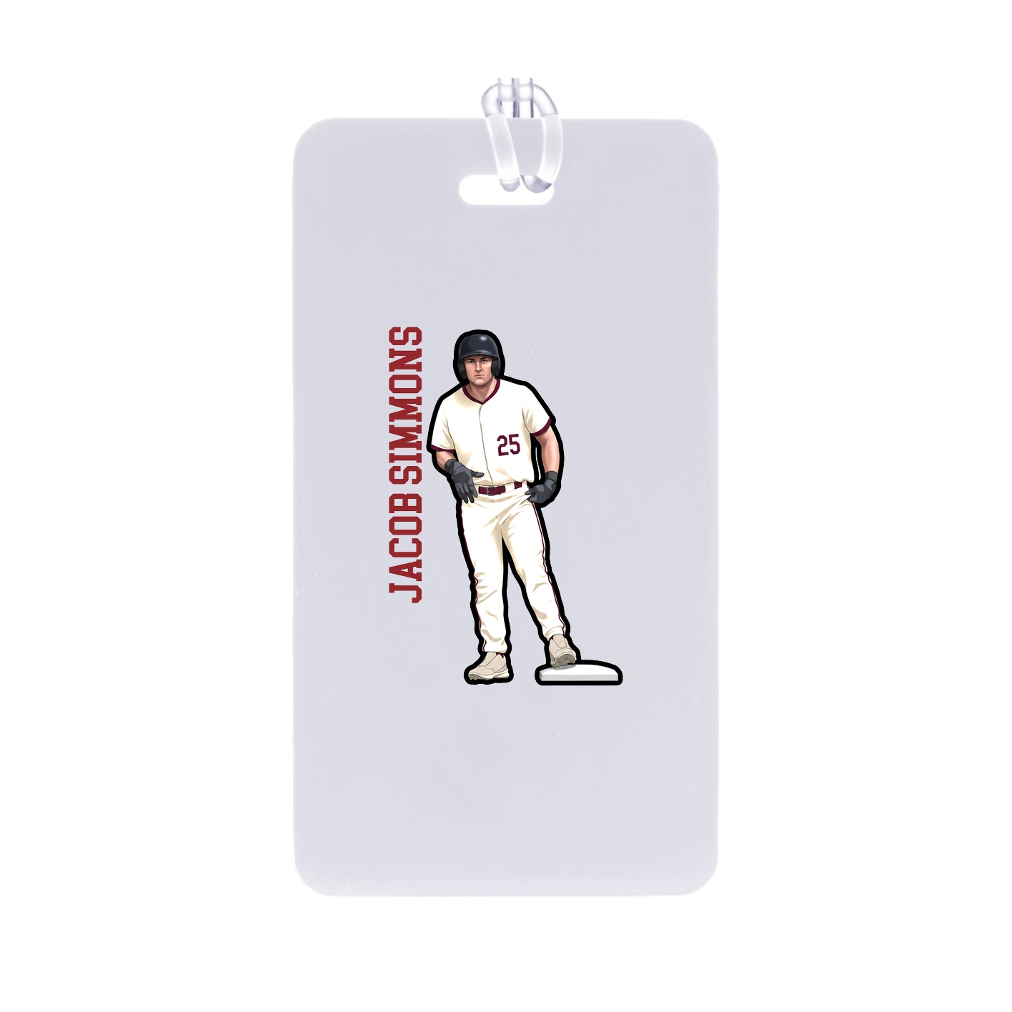 Bag Tag — Name Vertical in Classic