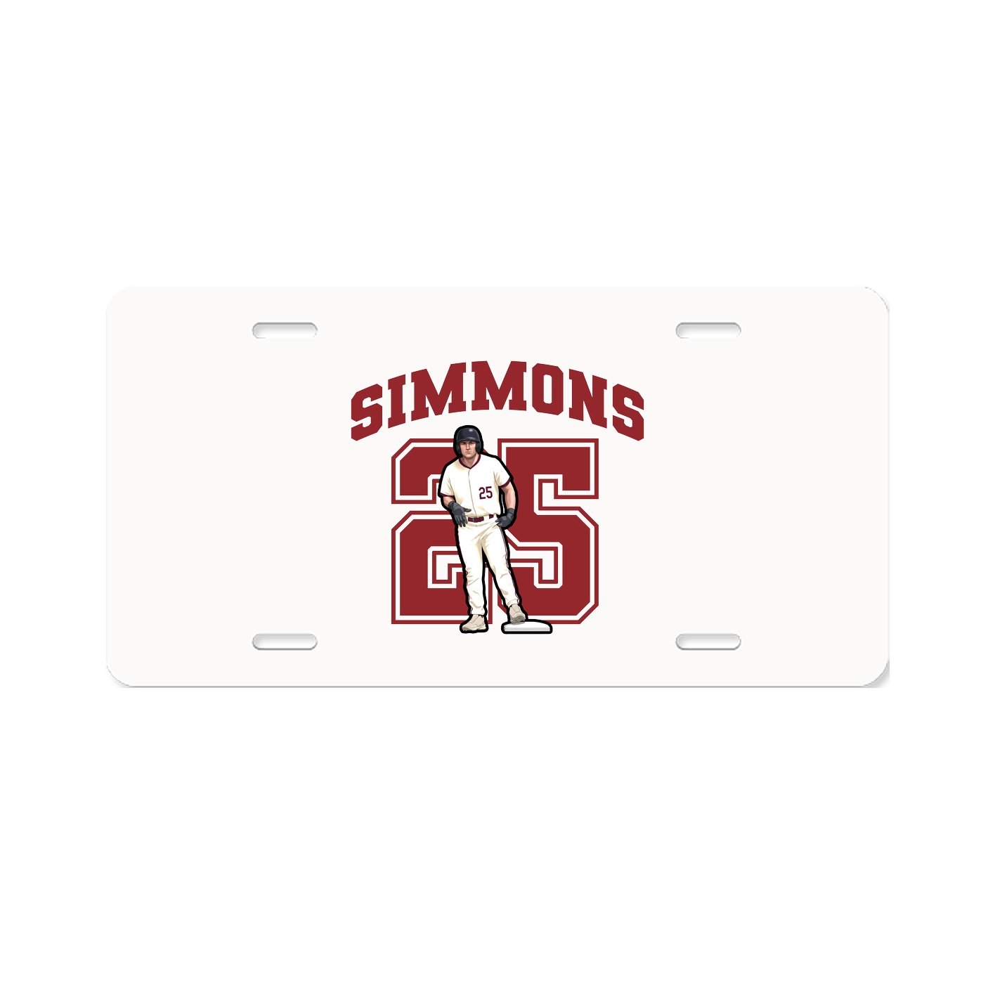 License Plate — Number in Classic