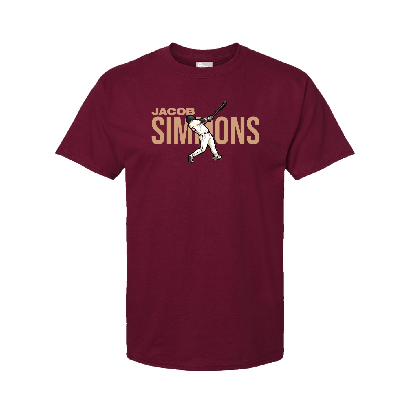Tee — Player Name in Cardinal