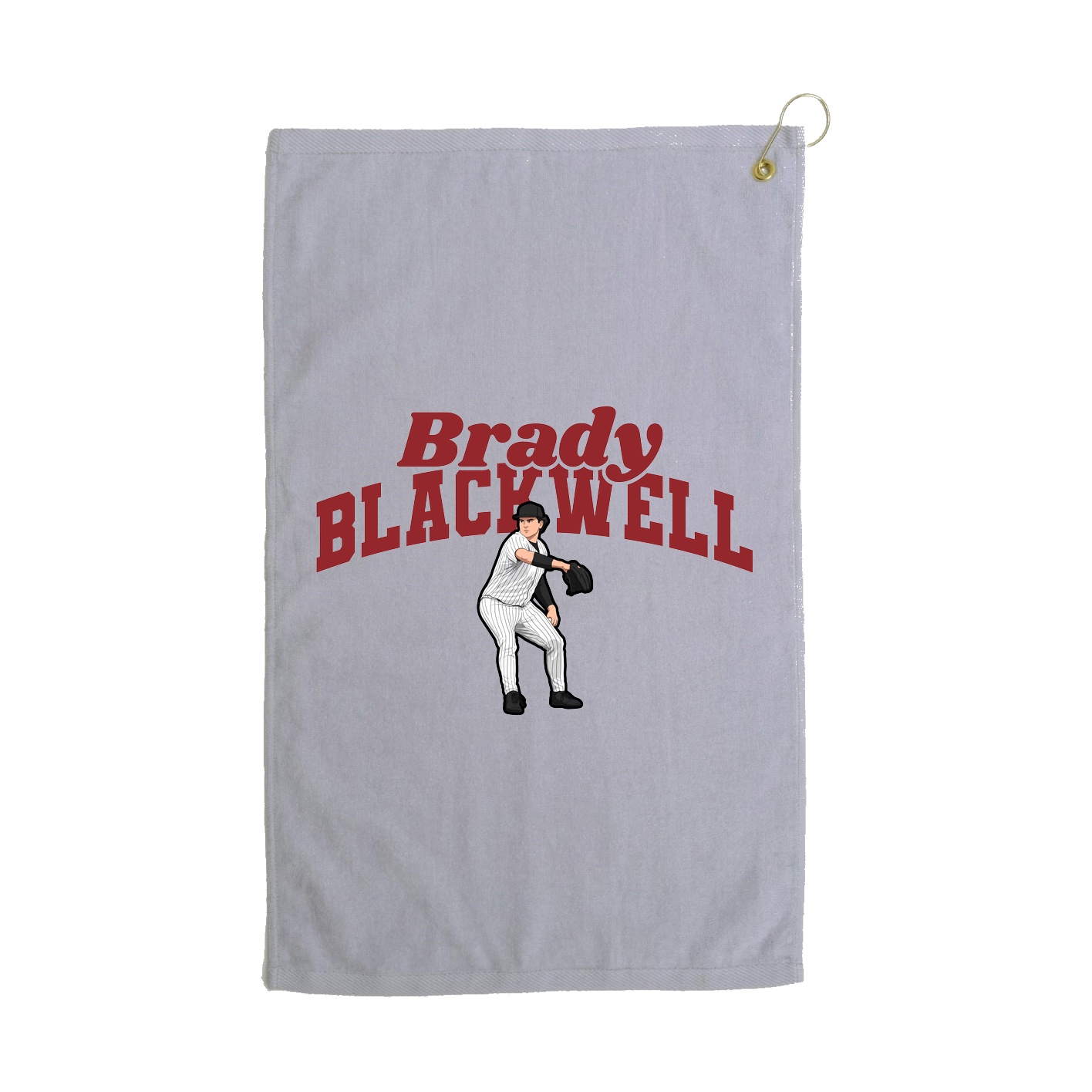 Golf Towel — Signature Arch in Grey