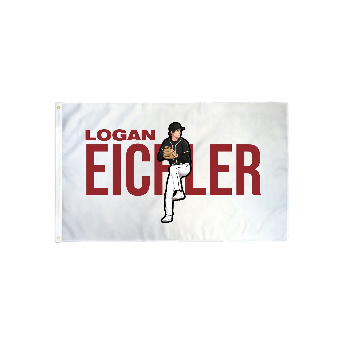 3x5 Flag — Player Name in Classic