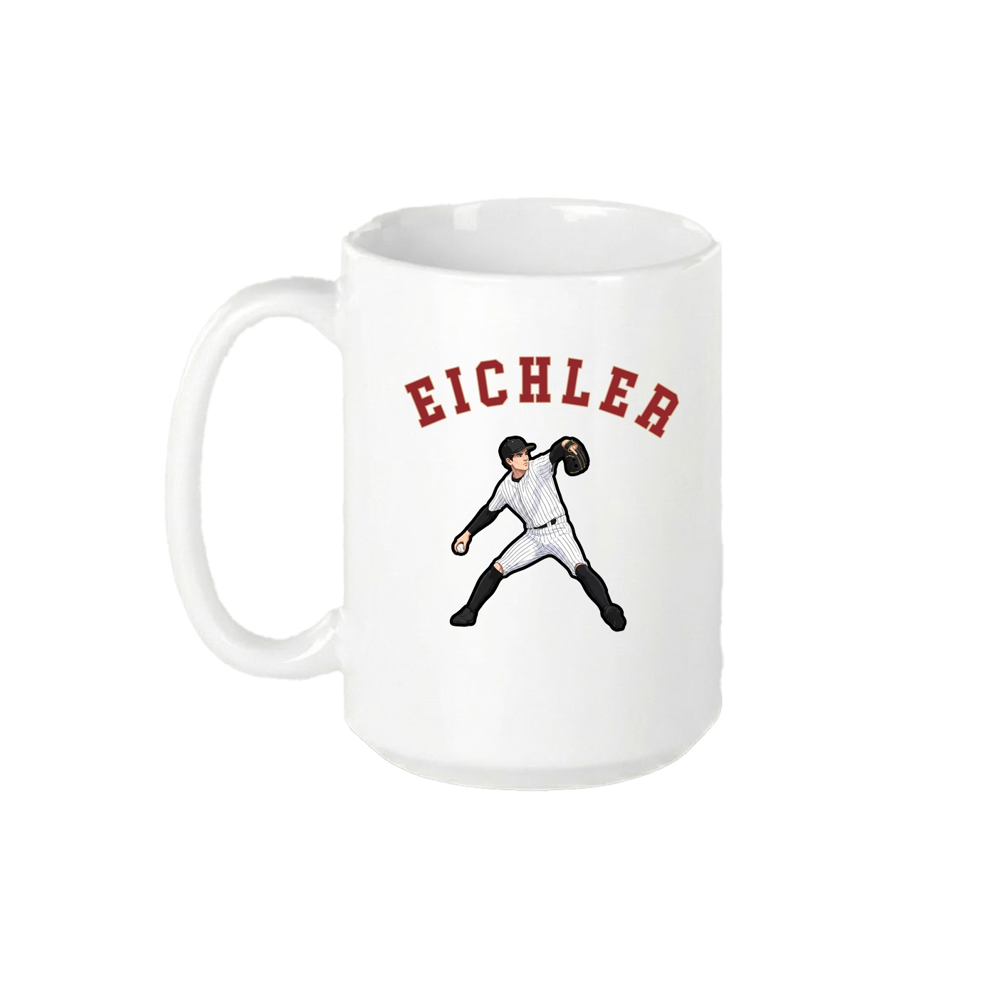 15oz Coffee Mug — Shirsey Arch in White