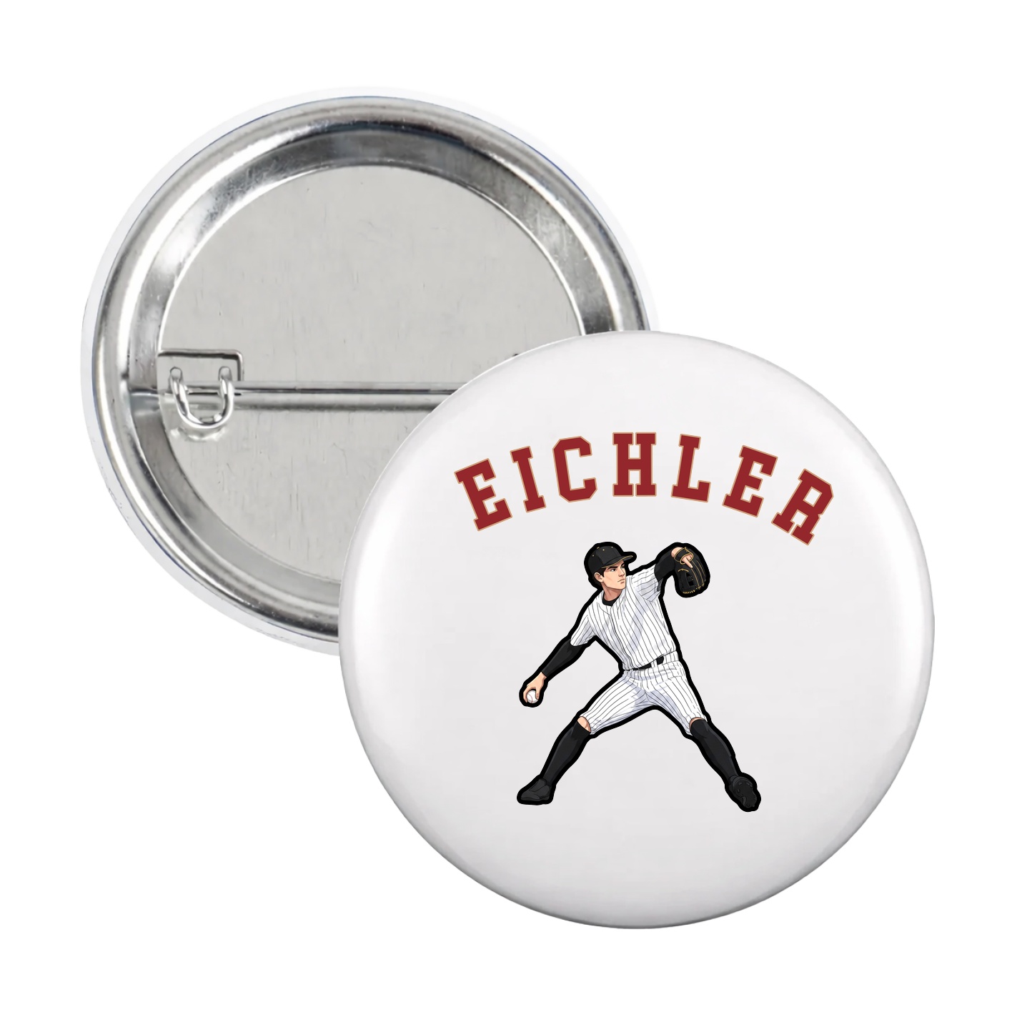 Game Day Button — Shirsey Arch in White
