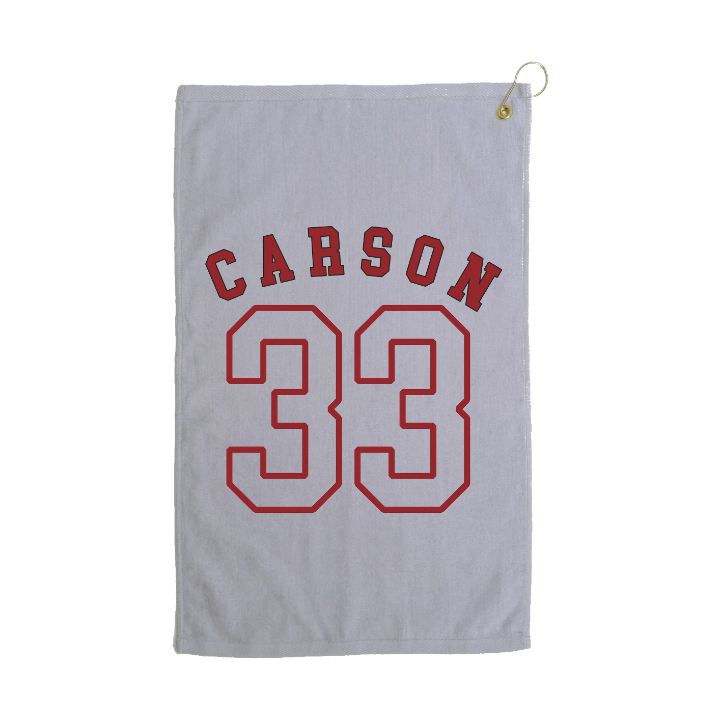 Golf Towel — Shirsey Arch in Grey