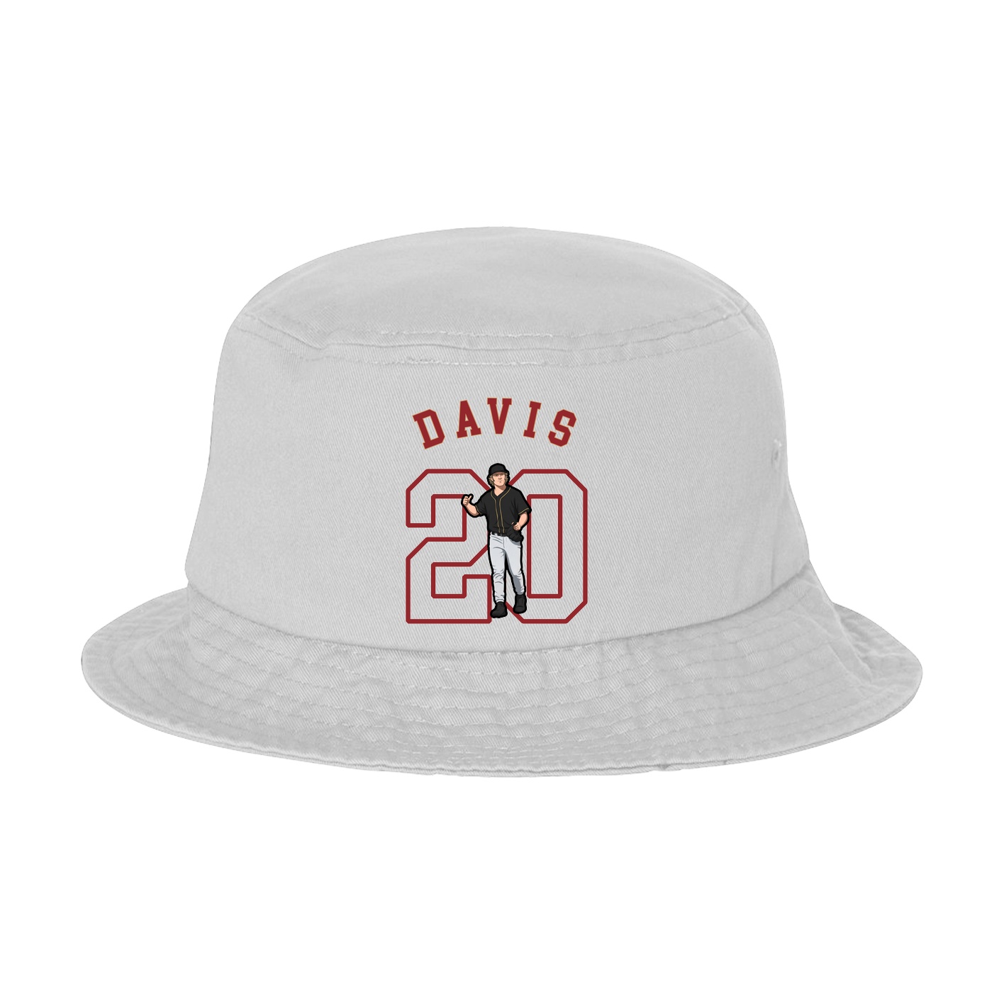 Bucket Cap — Shirsey Arch in White