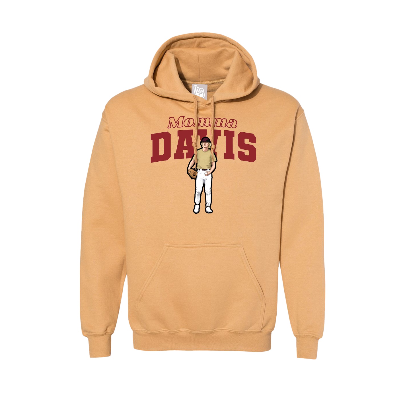 Hoodie — Mothers Day Block in Vegas Gold
