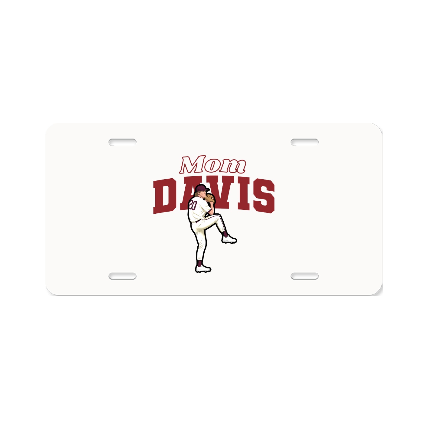 License Plate — Mothers Day Block in Classic