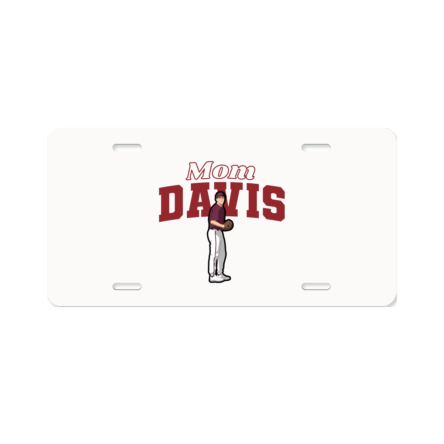 License Plate — Mothers Day Block in Classic