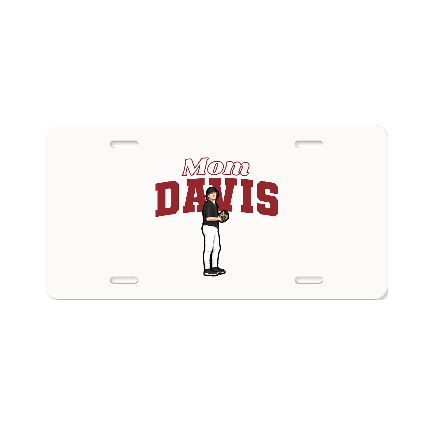 License Plate — Mothers Day Block in Classic