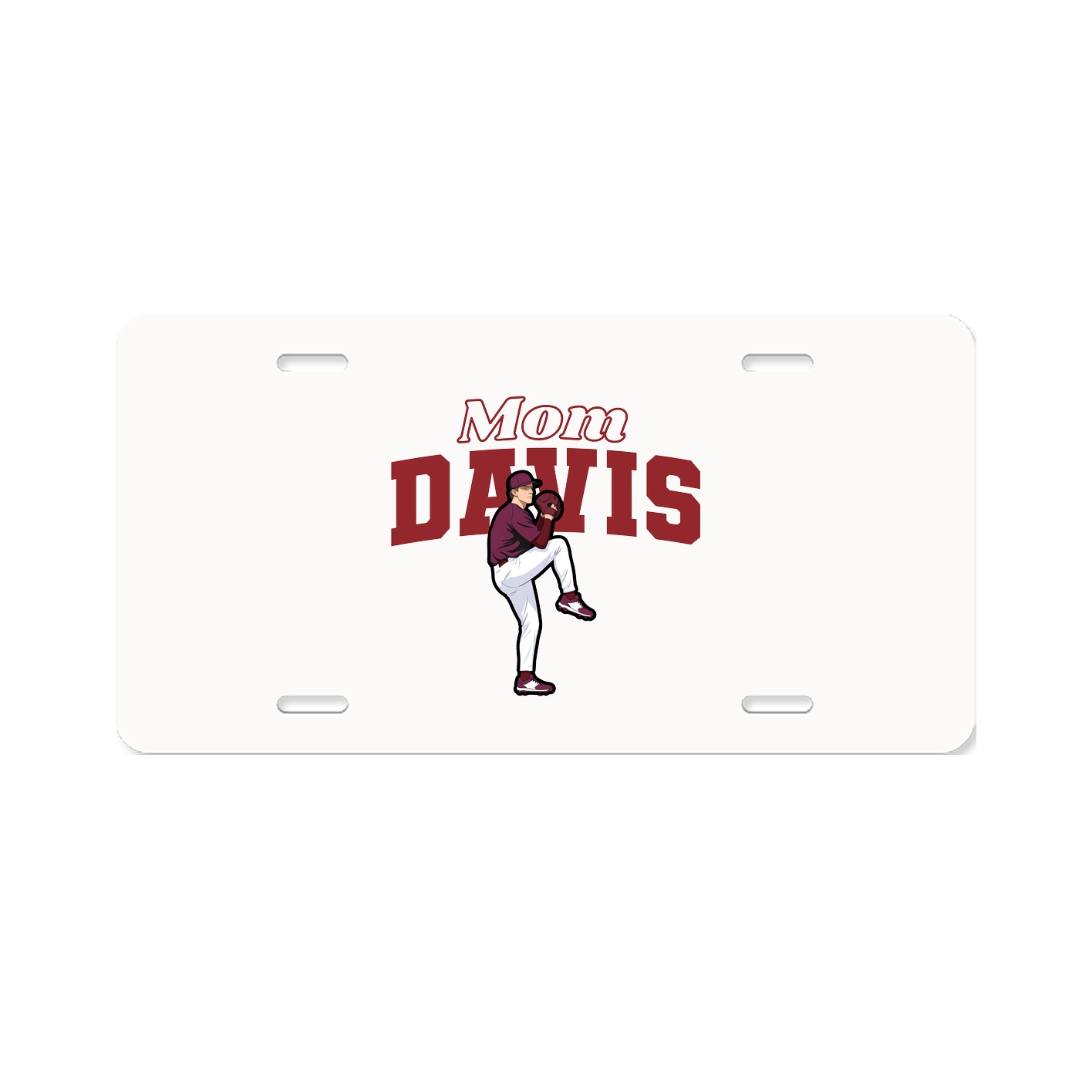 License Plate — Mothers Day Block in Classic