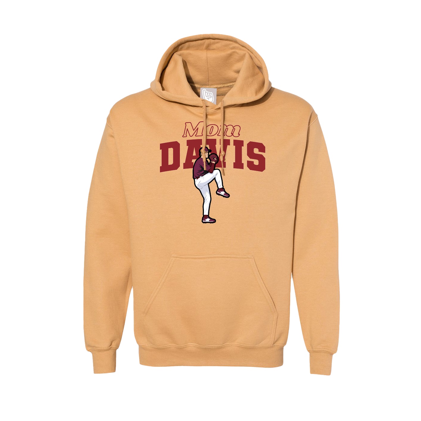 Hoodie — Mothers Day Block in Vegas Gold