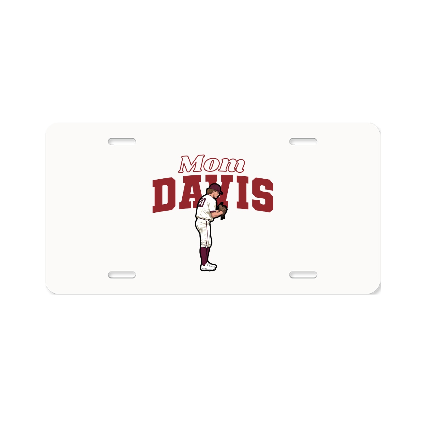 License Plate — Mothers Day Block in Classic