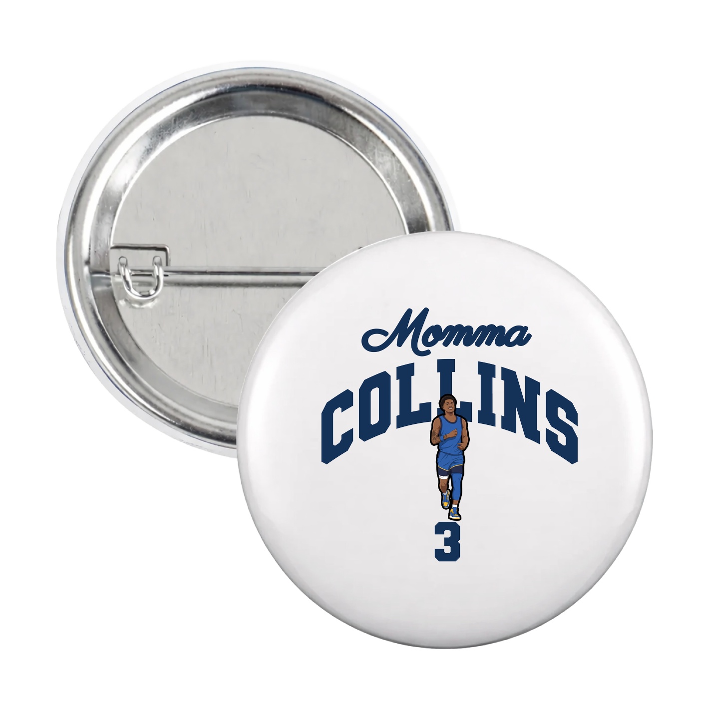 Game Day Button — Mothers Day Arch in White