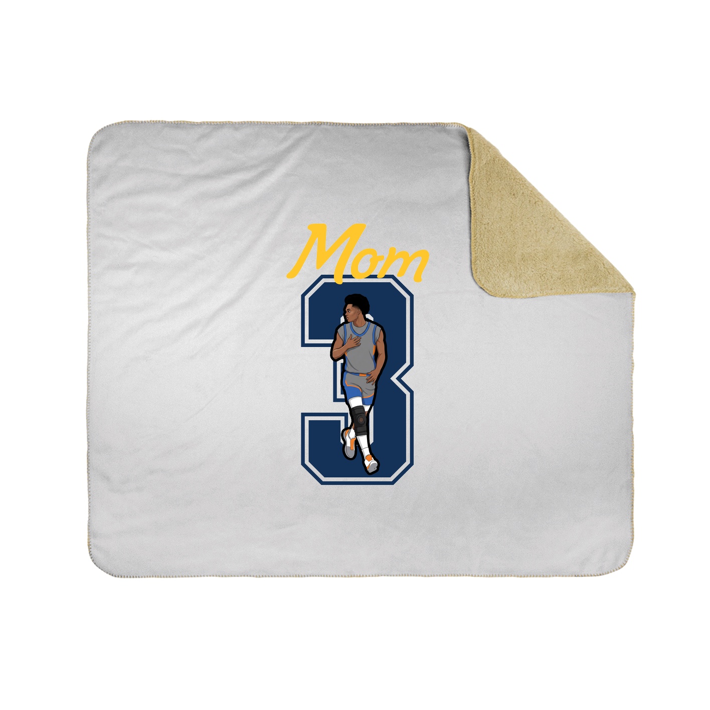 Throw Blanket — Mothers Day Shirsey in White