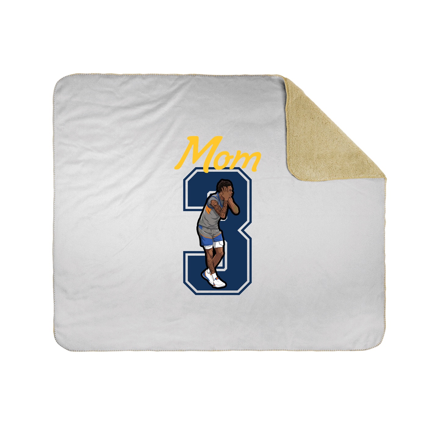 Throw Blanket — Mothers Day Shirsey in White