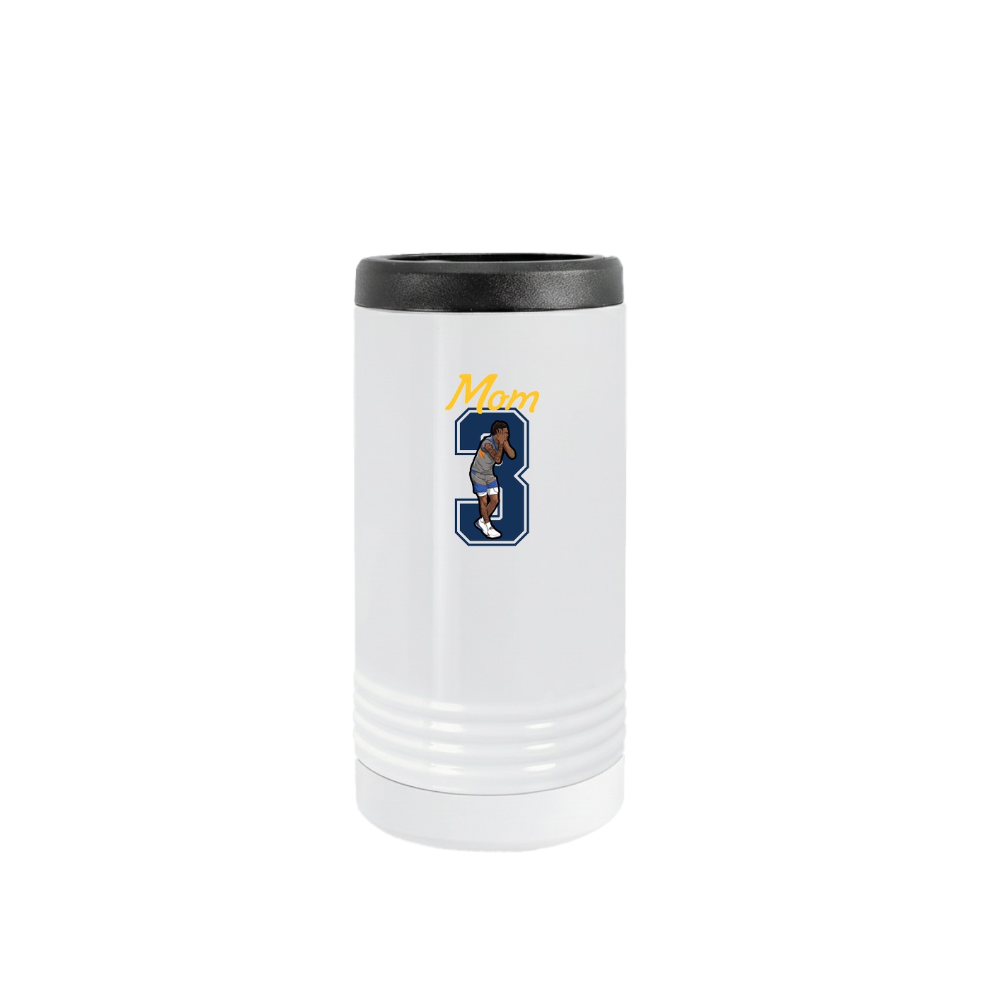 Slim Beverage Holder — Mothers Day Shirsey in White