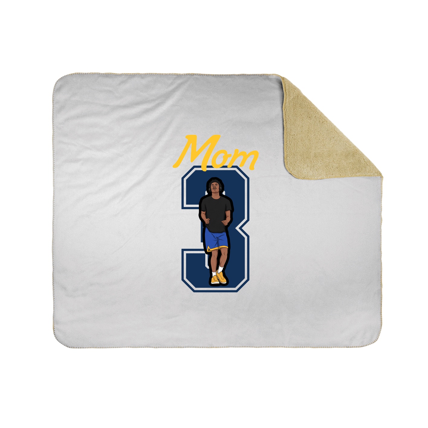 Throw Blanket — Mothers Day Shirsey in White