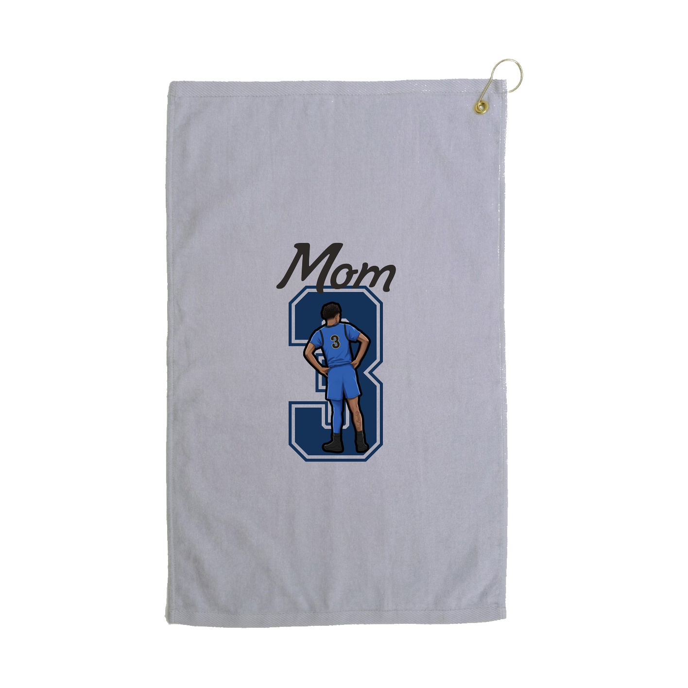 Golf Towel — Mothers Day Shirsey in Grey